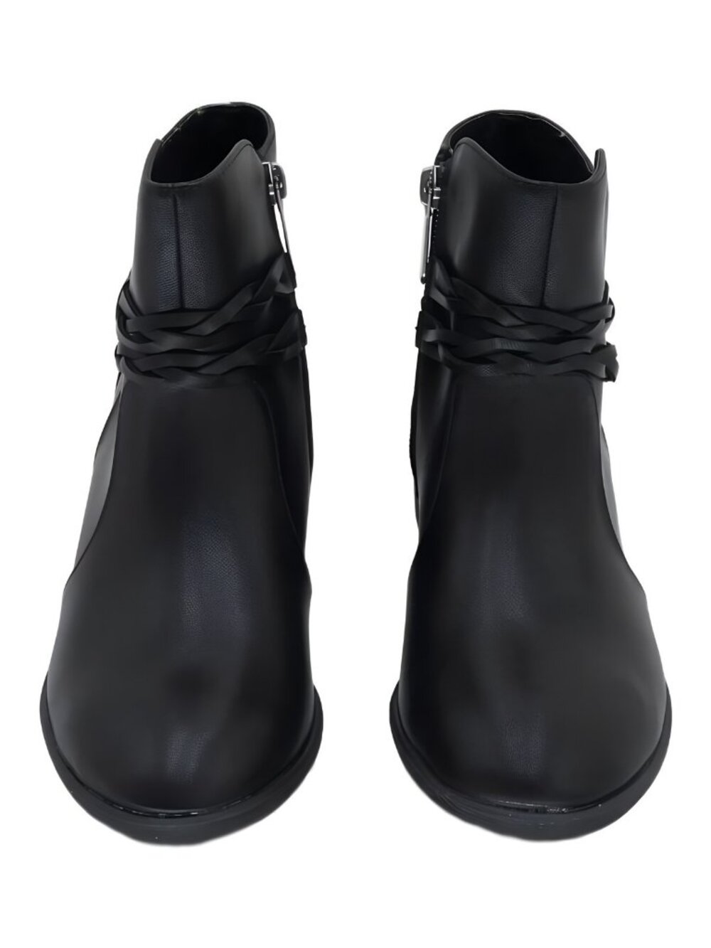 Style Co Womens Ruby Almond Toe Belt Ankle Boots Black Beauty Sz 5M - Picture 5 of 6